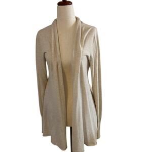Athleta Beige Open Cardigan Women’s Small Lightweight Long Sleeve Knit